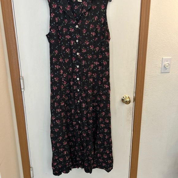 Vintage JBS LTD Prairie Cottage
Maxi Dress  mother of pearl button Floral - Picture 1 of 8